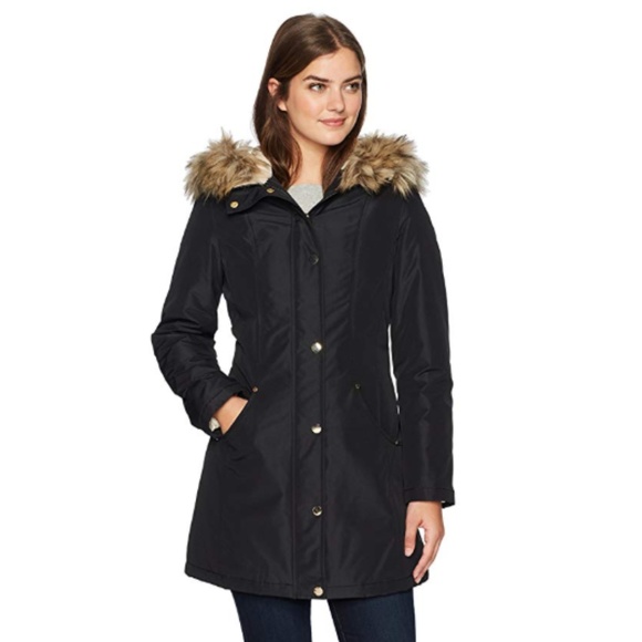 Jackets & Blazers - 💥Women's Mid-Length Anorak Parka w/ Faux Fur Hood